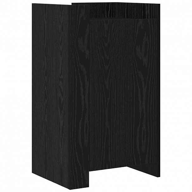vidaXL Servírovací skříň Černý dub 45 x 35 x 75 cm