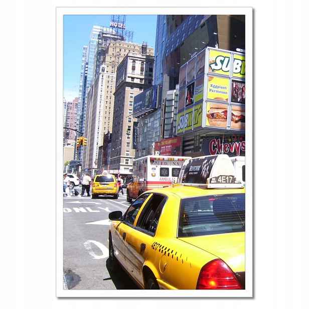 Plakáty v rámu 40x60 Taxi New York