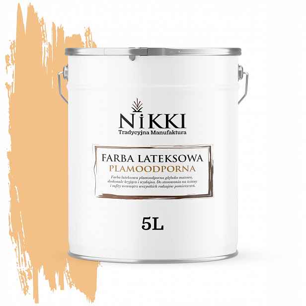Barva Barva Odolná Proti Skvrnám, Oranžová, Světlá H5961 5L, Hluboký Mat