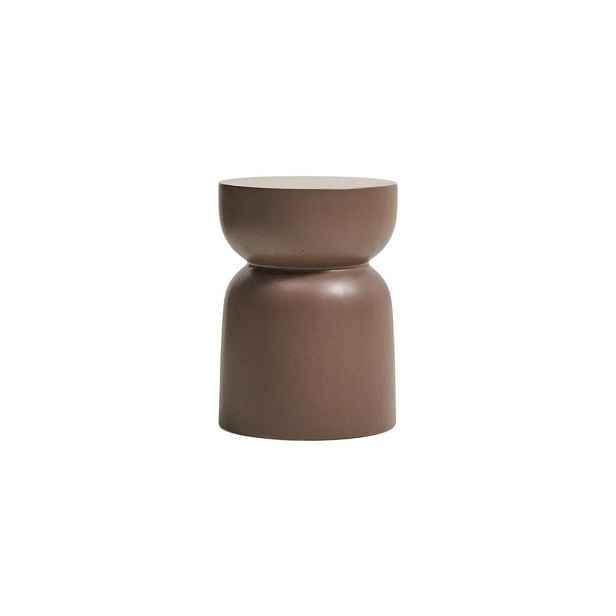 Betonový kulatý zahradní stolek ø 32 cm Garbet – Kave Home