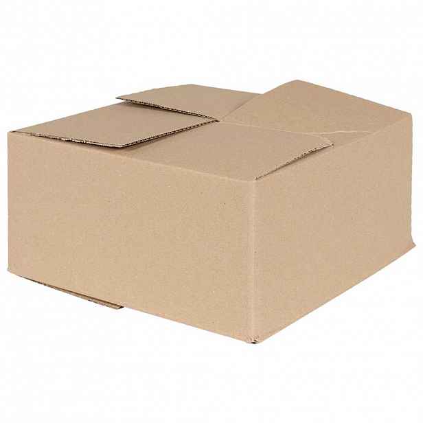 vidaXL Skládací box s úložištěm 50 ks Přírodní 30 x 30 x 15 cm Lepenka