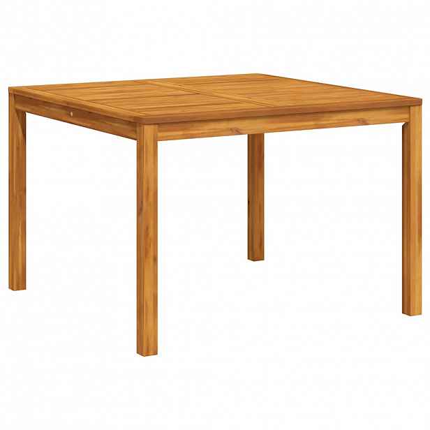vidaXL Zahradní jídelní stůl 110 x 110 x 75 cm masivní akáciové dřevo