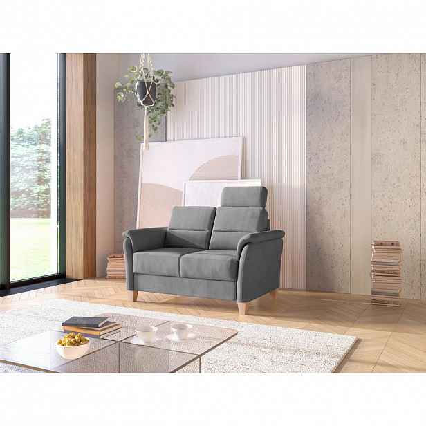 Sit & More DVOUMÍSTNÁ POHOVKA, textil, šedá