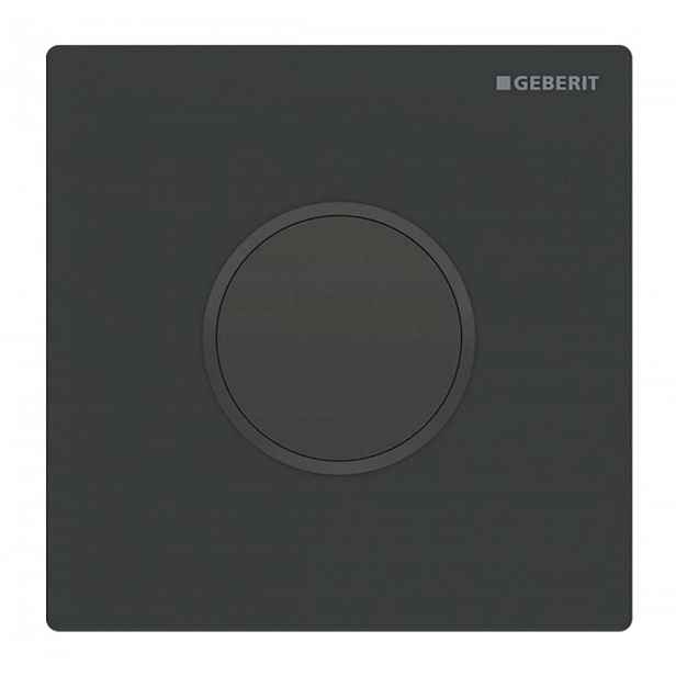 Geberit - Elektronické ovládání splachování pisoárů typ 10, bateriové napájení, easy to clean, matná černá 116.035.16.1