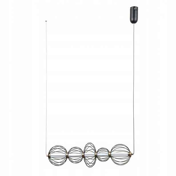 Rabel PND-344221-5-BK Moderní závěsná lampa