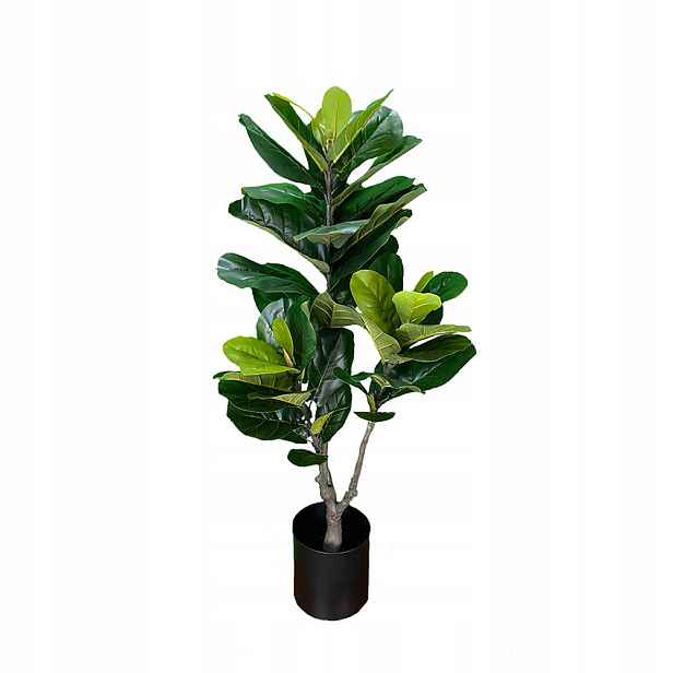 Umělý listnatý fík o výšce 125 cm, pro dekoraci interiérů a fasád