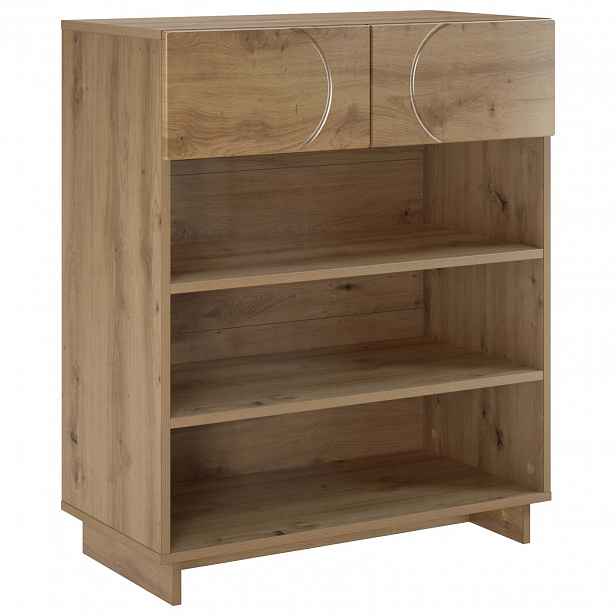 vidaXL Botník 73 x 38 x 87,5 cm kompozitní dřevo Dub artisan