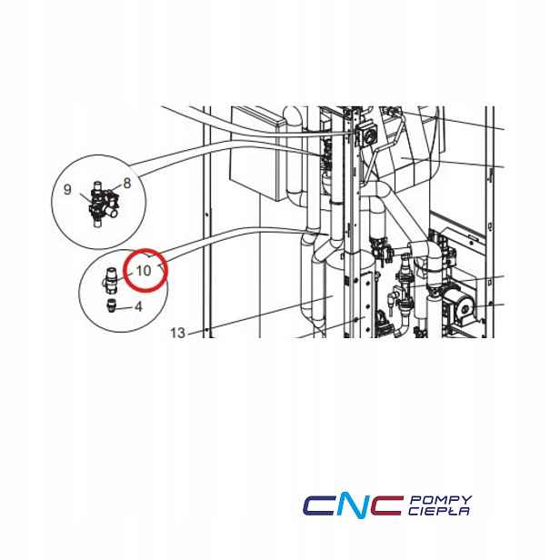 411736 S70C40404 Pressure Relief Valve Redukční ventil tlaku