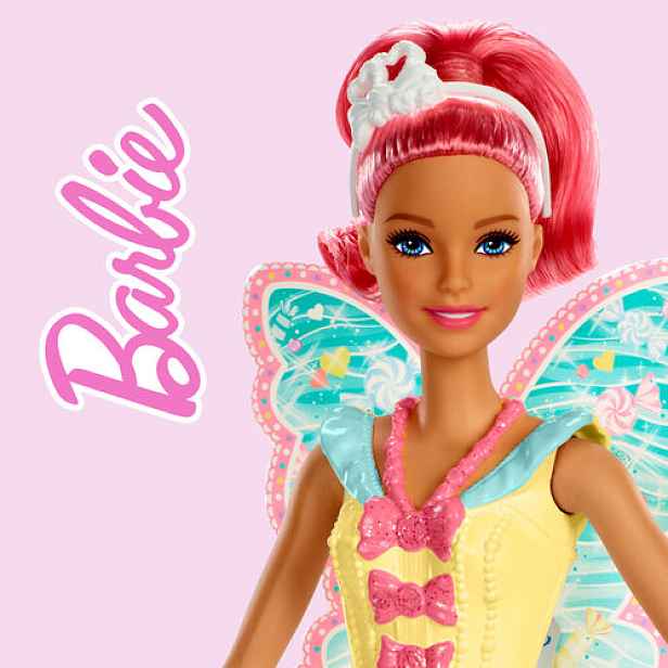 Carbotex Dětský magický ručník Barbie Motýlí Víla, 30 x 30 cm