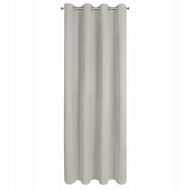 Hotový závěs Nita 140x250 cappuccino 100% blackout zatemňující samet