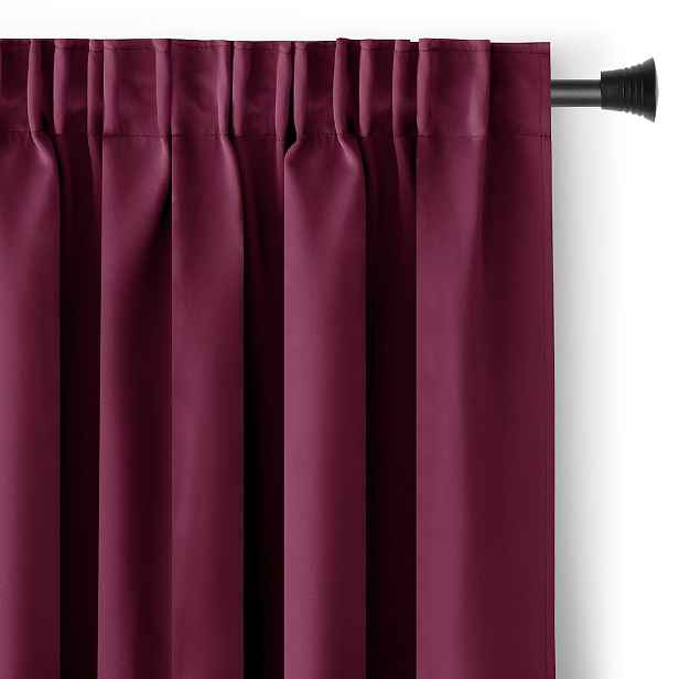 Restilo Závěs AmeliaHome Blackout s multifunkční páskou 140x270 cm fialový, velikost 140x270