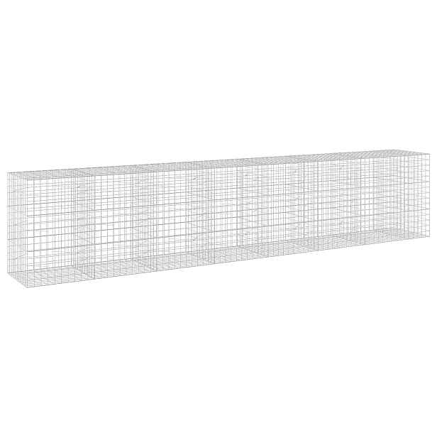 vidaXL Gabion s drátem 3,5 mm a síťkou 10x10 cm 750x100x150 cm