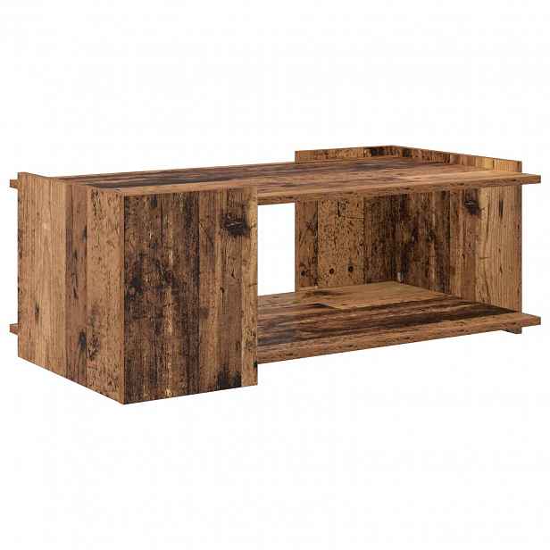 vidaXL Konferenční stolek Staré dřevo 90 x 50 x 33 cm Kompozitní dřevo