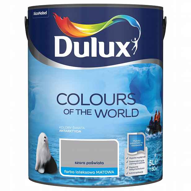 Dulux Barvy Světa Šedá Záře 5 L