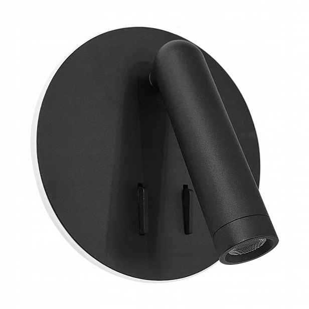 Led nástěnné svítidlo Černé Minimalistické Loft Black Matt Toolight