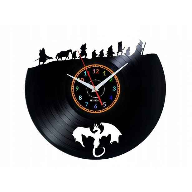 Lord Of The Rings Dekorativní Nástěnné Hodiny, Moderní Vinylová Deska