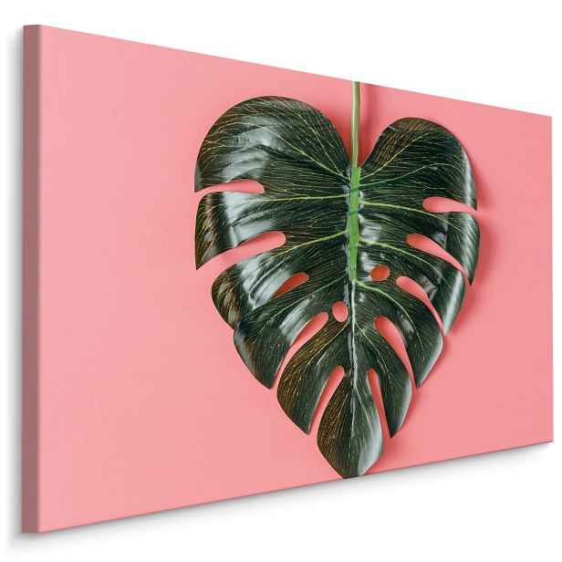 MyBestHome BOX Plátno List Monstery Ve Tvaru Srdce Varianta: 100x70