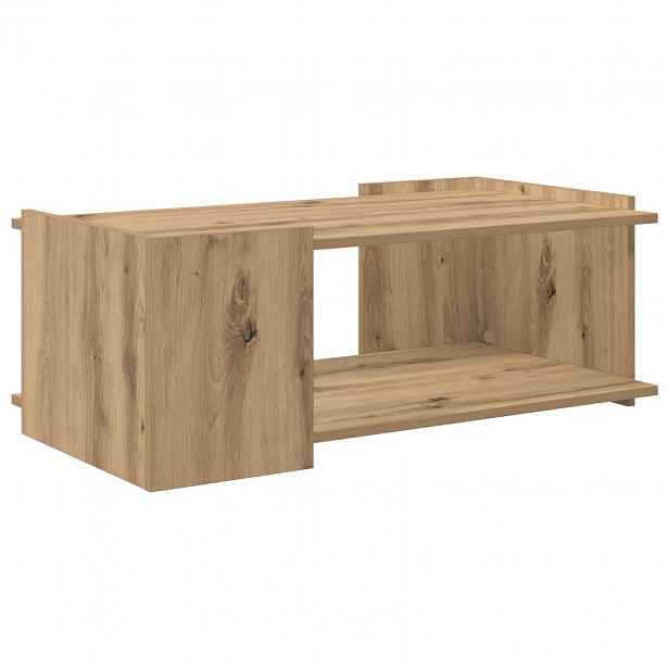 vidaXL Konferenční stolek Dub artisan 90 x 50 x 33 cm Kompozitní dřevo