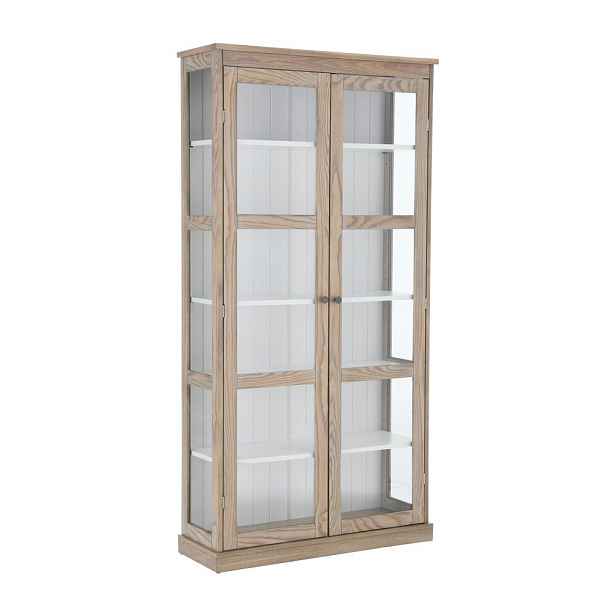 Vitrína z MDF ve světle přírodní barvě 96x193x34 cm Wilma – Ellos Home