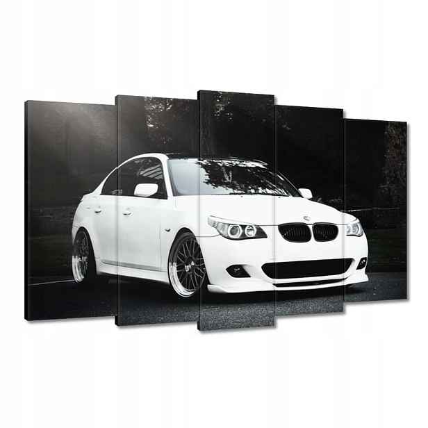 Obrazy 100x60 Bílé Bmw Šedé Auto