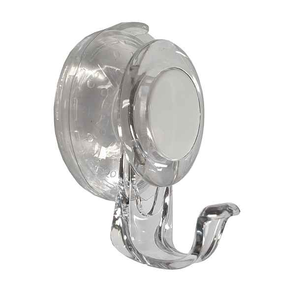 RIDDER VACUUM SYSTEM 1 - 12004100 Věšák - plast / transparent š. 56 mm; v. 86 mm; hl. 29 mm URČENO PRO PŘISÁTÍ NA OBKLAD NEBO JINÝ HLADKÝ POVRCH