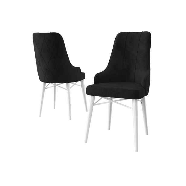 Sada židlí (4 kusy) Neta - Black, White