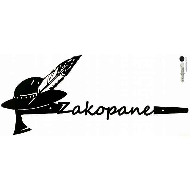 suvenýr z hor zakopaný nástěnná dekorace 62 cm s kloboukem