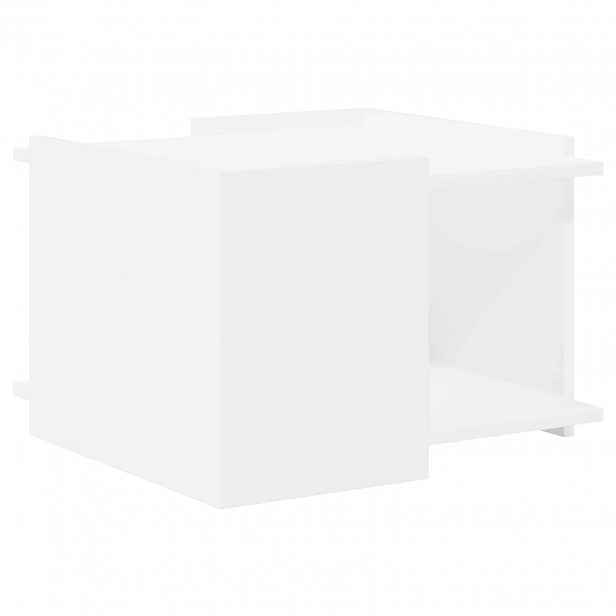 vidaXL Konferenční stolek Bílá 50,5 x 50 x 33 cm Kompozitní dřevo