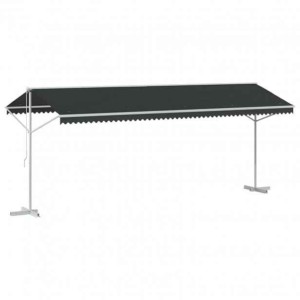 vidaXL Volně stojící markýza 6 x 3 m Polyester Antracitová