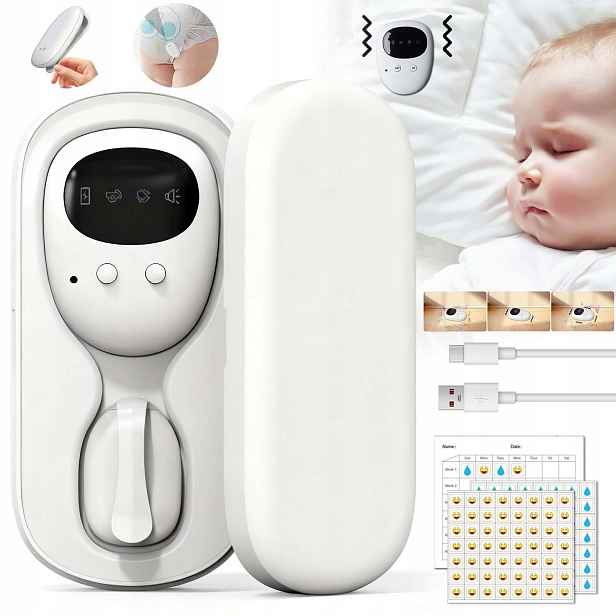 Alarm Probuzení Při Nočním Pomočování S Citlivým Senzorem Vlhkosti Pro Děti