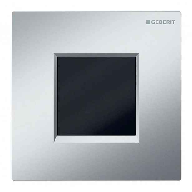 Geberit - Elektronické ovládání splachování pisoárů typ 30, bateriové napájení, easy to clean, matný chrom 116.037.JQ.1