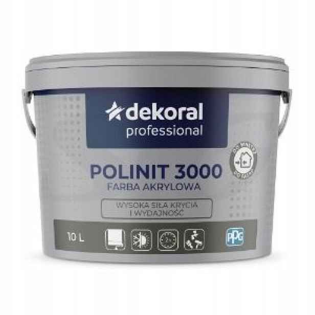 Polinit Akrylátová Barva Fasádní Mat 10L Bílá