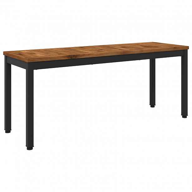 vidaXL Zahradní lavice 108,5 x 35 x 45 cm Masivní akátové dřevo