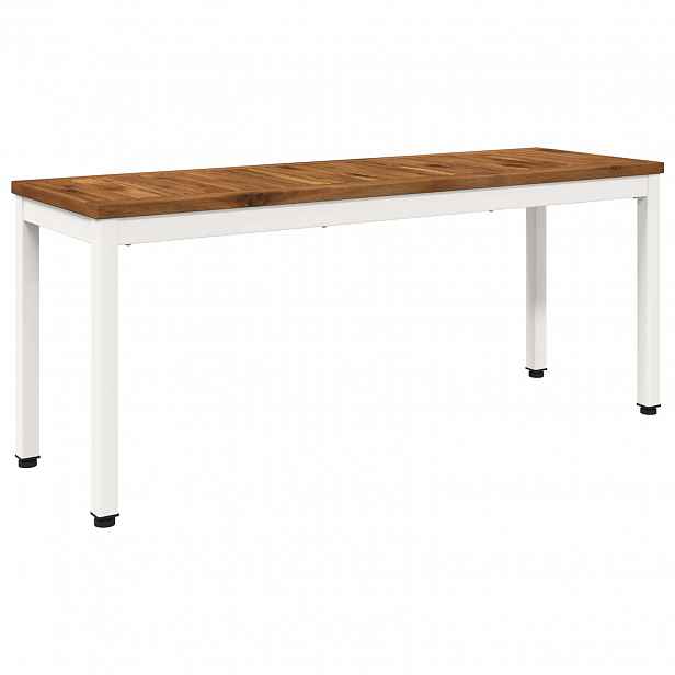 vidaXL Zahradní lavice 108,5 x 35 x 45 cm Masivní akátové dřevo