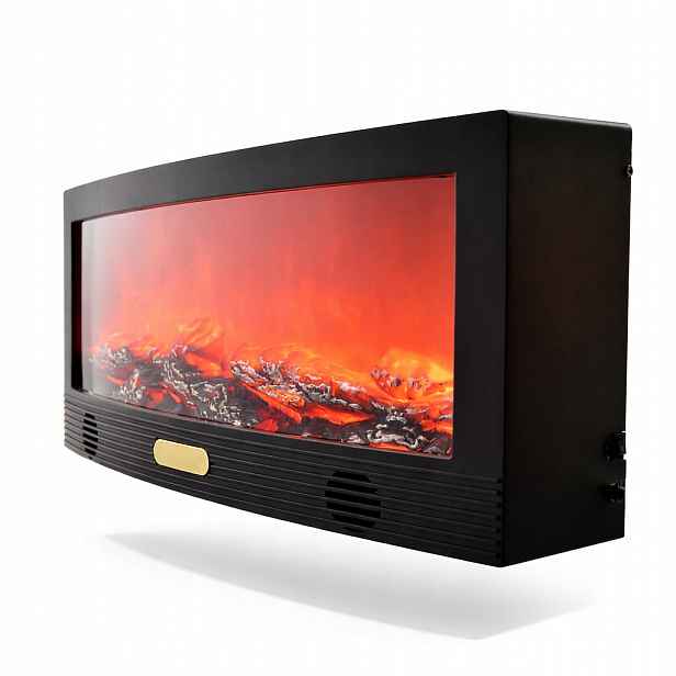 Bluetooth Reproduktor Velký Krb Led Fireplace Usb Baterie Imitace Ohně