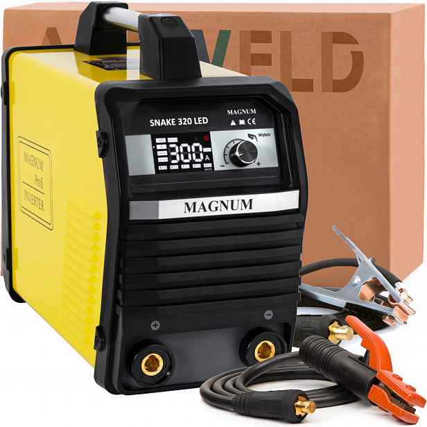 Invertorová Svářečka Magnum Snake 320 Led 400V 300A Tig DC Lift Mma Hot Start