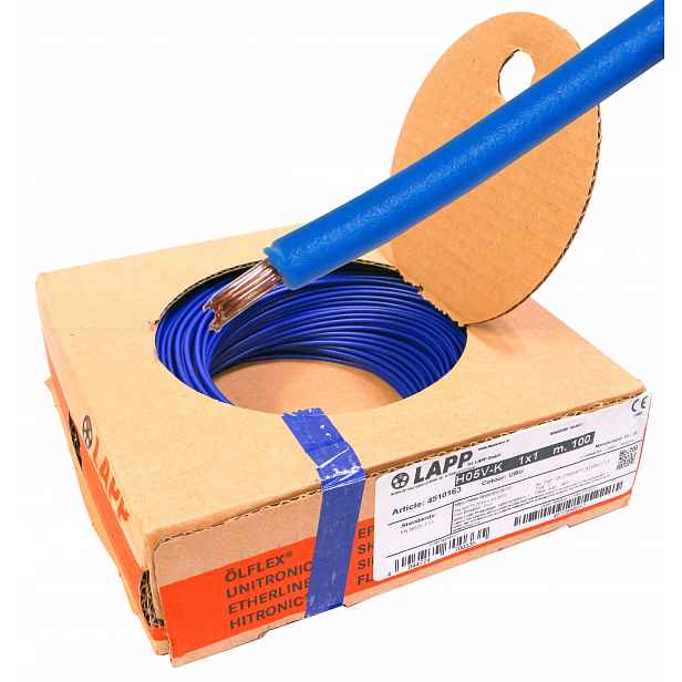 Kabel Lgy 1 mm mořský nebe Lapp Kabel 100 m