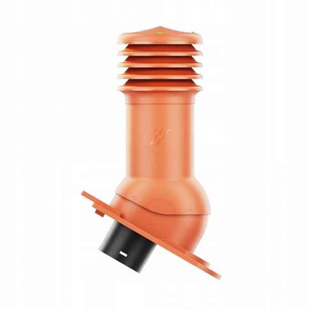 Větrací komín HiVent kaprařská taška 150 mm cihlová