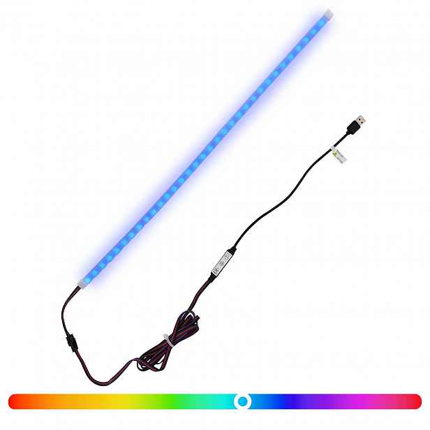 vidaXL LED pás 55 cm Vícebarevný PVC