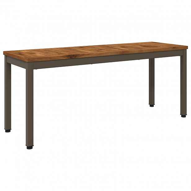 vidaXL Zahradní lavice 108,5 x 35 x 45 cm Masivní akátové dřevo