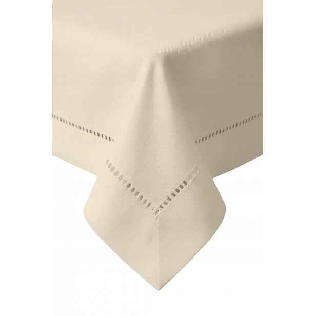 Dekorativní ubrus Classy 140x220 béžový s merežkou