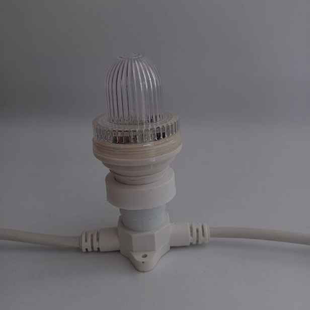 LED žárovka FLASH, ledově bílá, patice E27, IP44