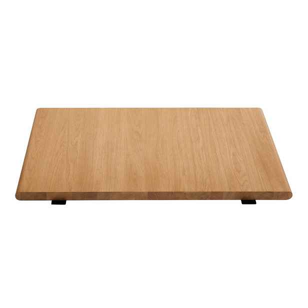 Přídavná deska k jídelnímu stolu v dekoru dubu 45x95 cm Flow – Unique Furniture