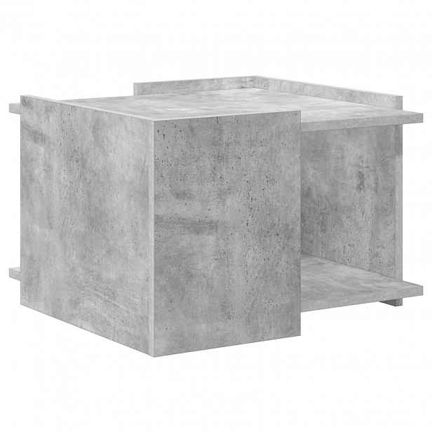 vidaXL Konferenční stolek Betonově šedá 50,5 x 50 x 33 cm