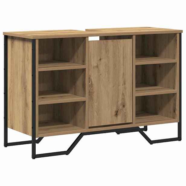 vidaXL Skříňka pod umyvadlo Artisanový dub 91 x 35 x 60 cm