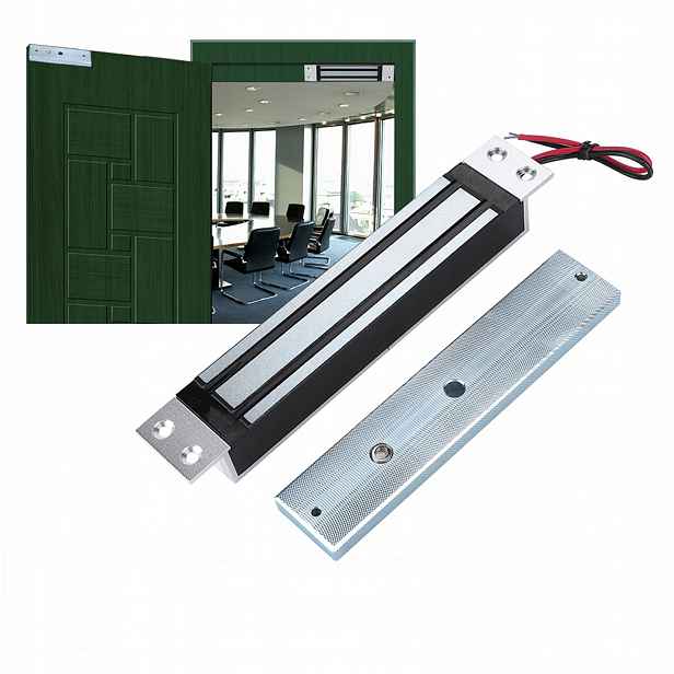 Elektromagnetický Zámek Dveří 280 Kg DC12V, Magnetický Zámek
