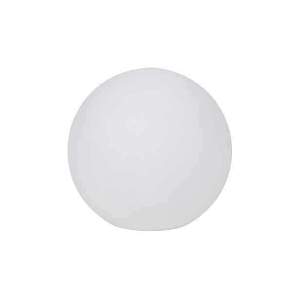 Kanlux Stono Zahradní lampa koule bílá 30 cm IP65 E27 20 W 3 m