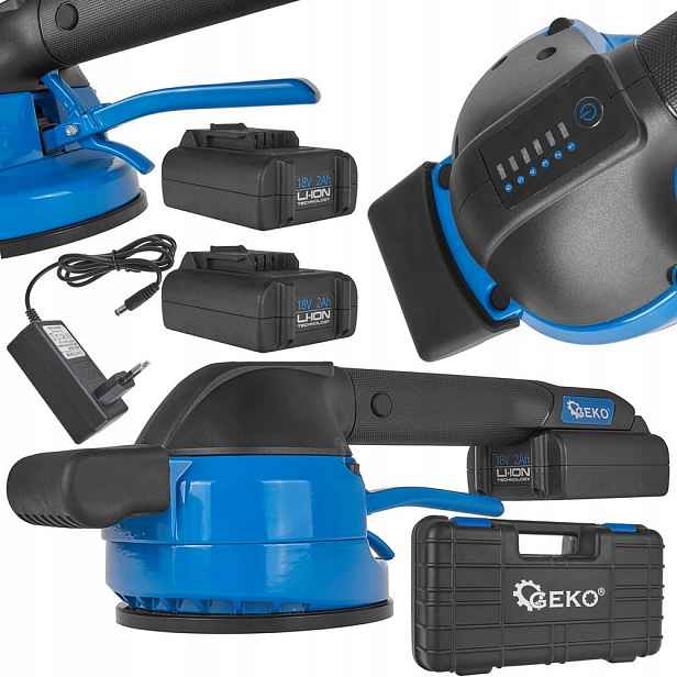 Přísavka Pro Pokládku Akumulátorových Desek Vibrátor 18V 2xAKU