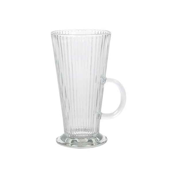 sklen. 300ml, 1ks, RIFFLES (BOSTON, LATTÉ) d8*14,5cm, s uchem