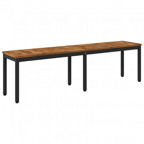 vidaXL Zahradní lavice 161 x 35 x 45 cm Masivní akátové dřevo